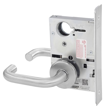 Corbin Russwin Full Active Dummy Trim Mortise Lock, LW Lever, A Rose, Satin Chrome ML2090 LWA 626